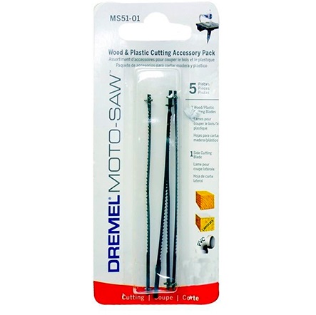 ใบเลื่อยฉลุ MS51-01 DREMEL (5ใบ/แพค) 2615MS51JA