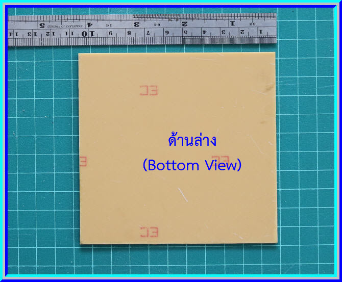 1x แผ่นพีซีบี 1 หน้าแบบธรรมดา ขนาด 4x4 นิ้ว (PCB)