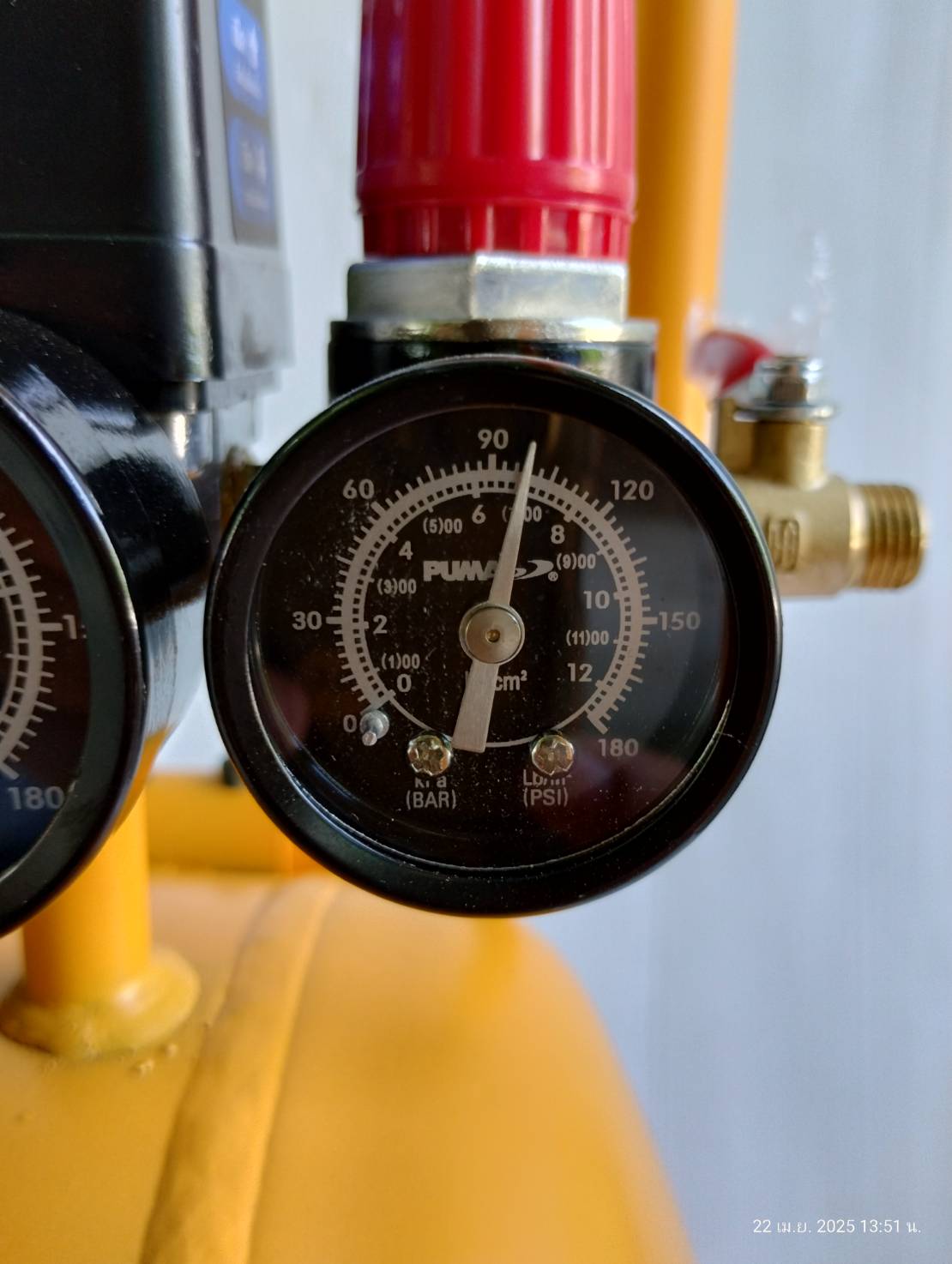 ปั้มลมไร้น้ำมัน50ลิตร HUSH50 PUMA