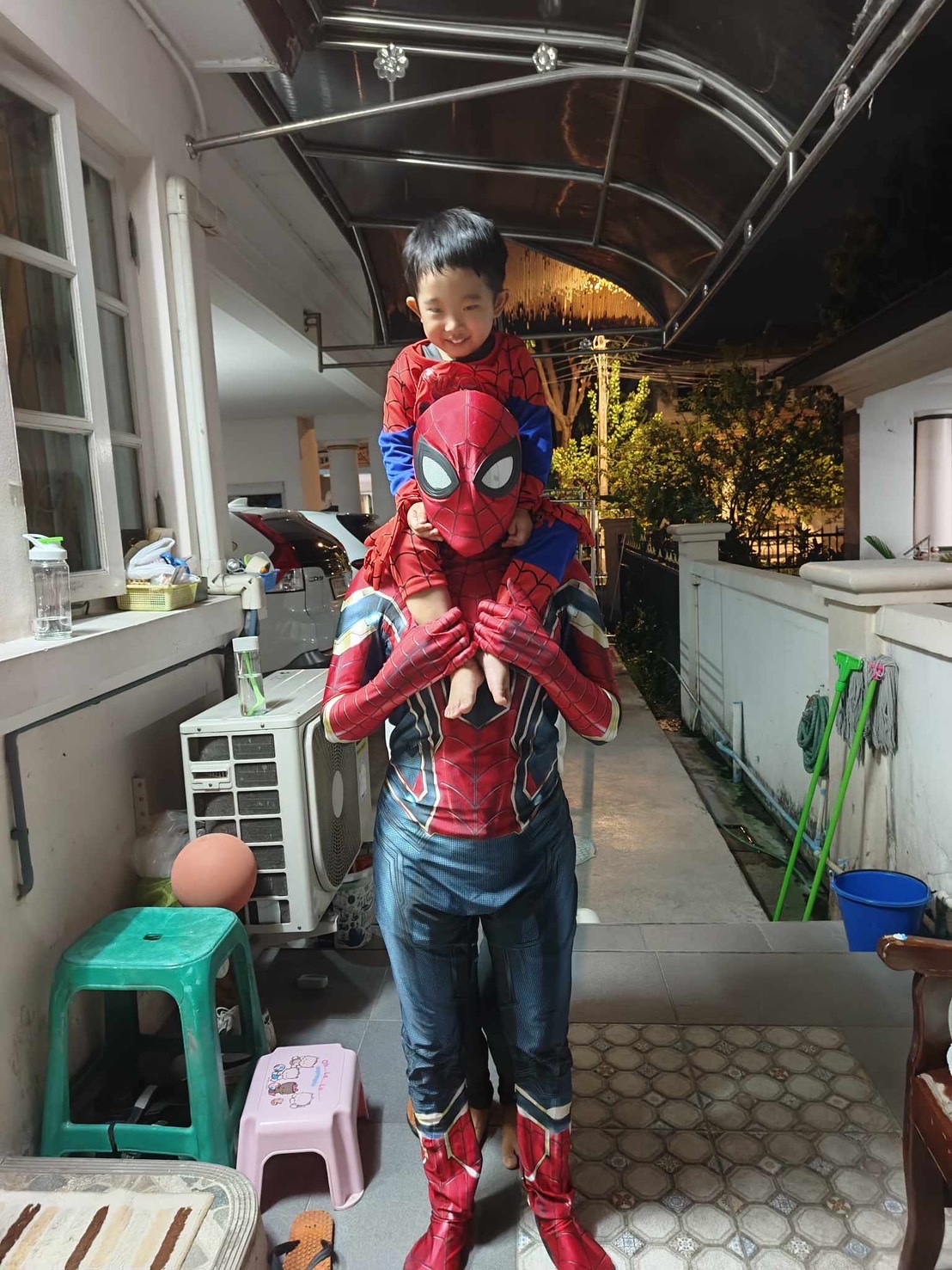 ชุดสไปเดอร์แมน2017 แบบบอดี้สูท