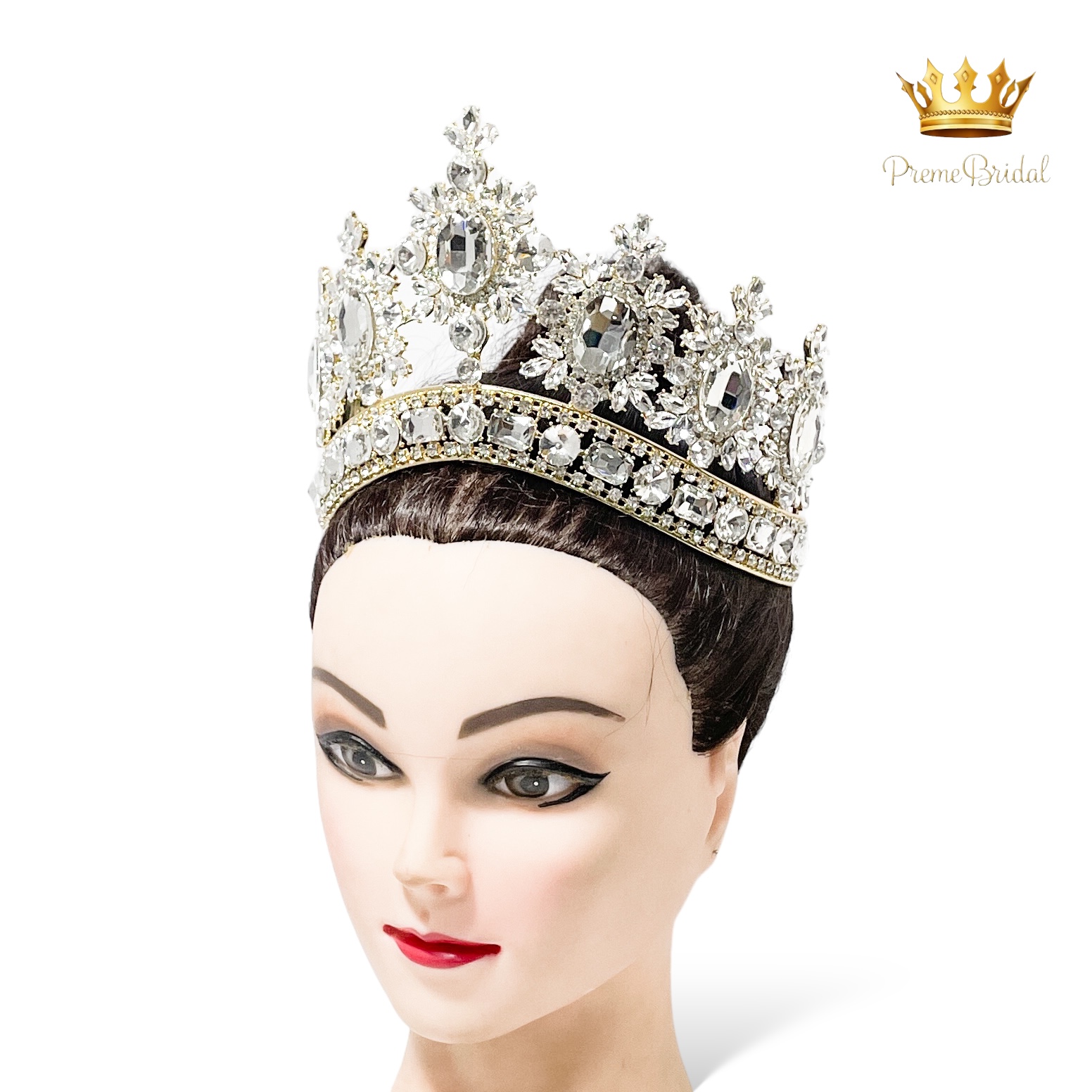 (พร้อมส่งจากไทย) มงกุฏ 100 สีทอง มงกุฎนางงาม มงกุฎเพชร มงกุฎประกวด สินค้าพร้อมส่ง ไม่ต้องรอนาน งานพรีเมี่ยม