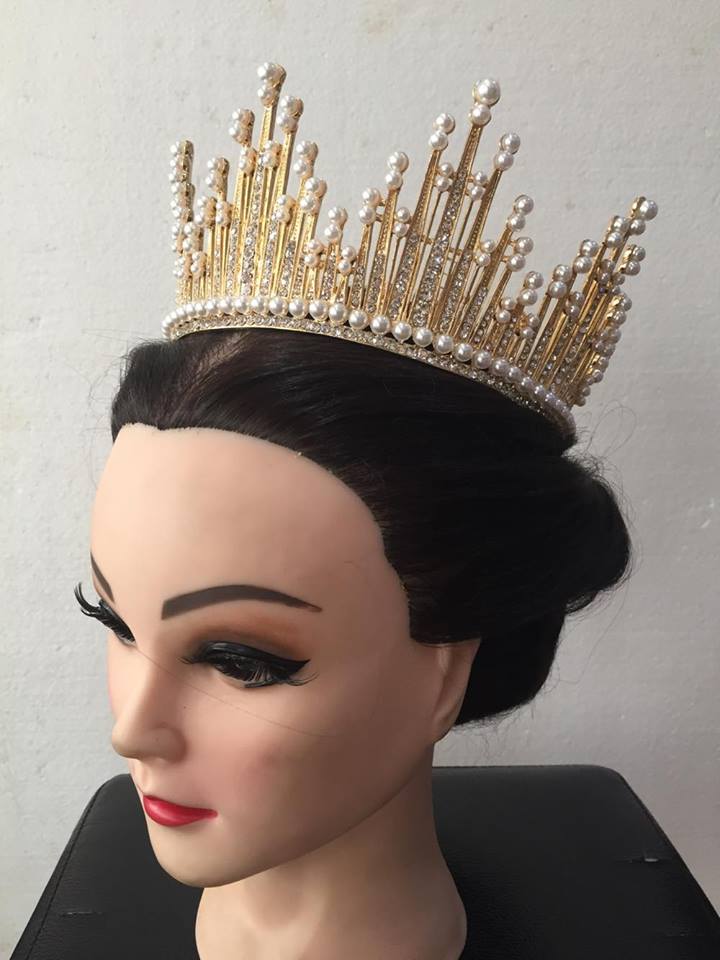 (พร้อมส่ง) มงกุฎ 037 มงกุฎนางงาม มงกุฎประกวด งานสวย งานคุณภาพ