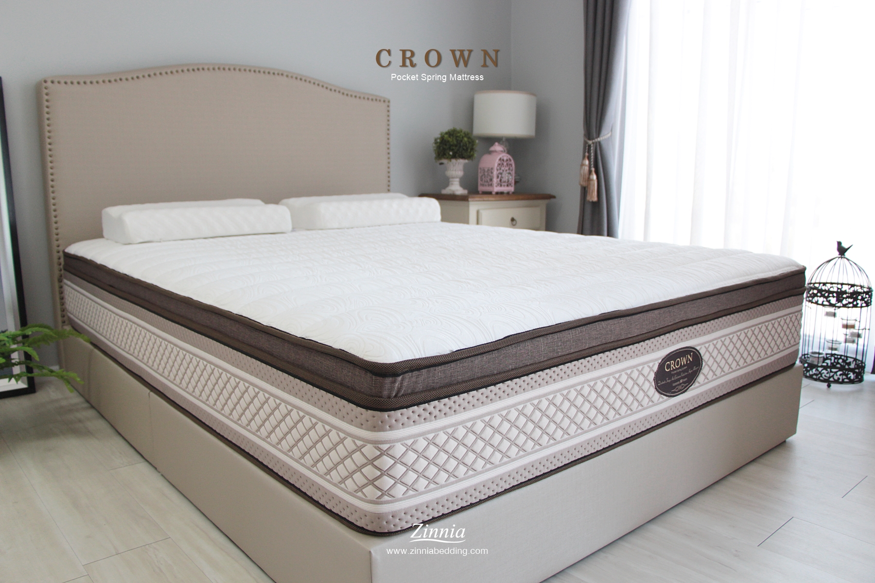 ที่นอนพ็อกเก็ตยางพารา รุ่นCROWN