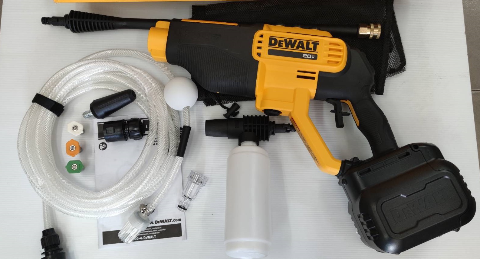 ปืนฉีดน้ำไร้สาย20V DCPW550B-XJ DEWALT
