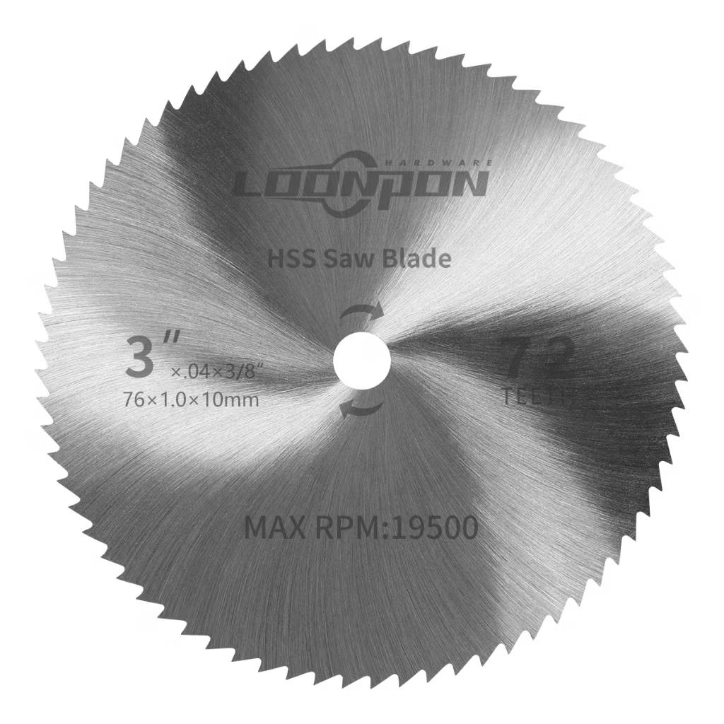 ใบเลื่อยHSS 3"x76T LOONPON 20211020