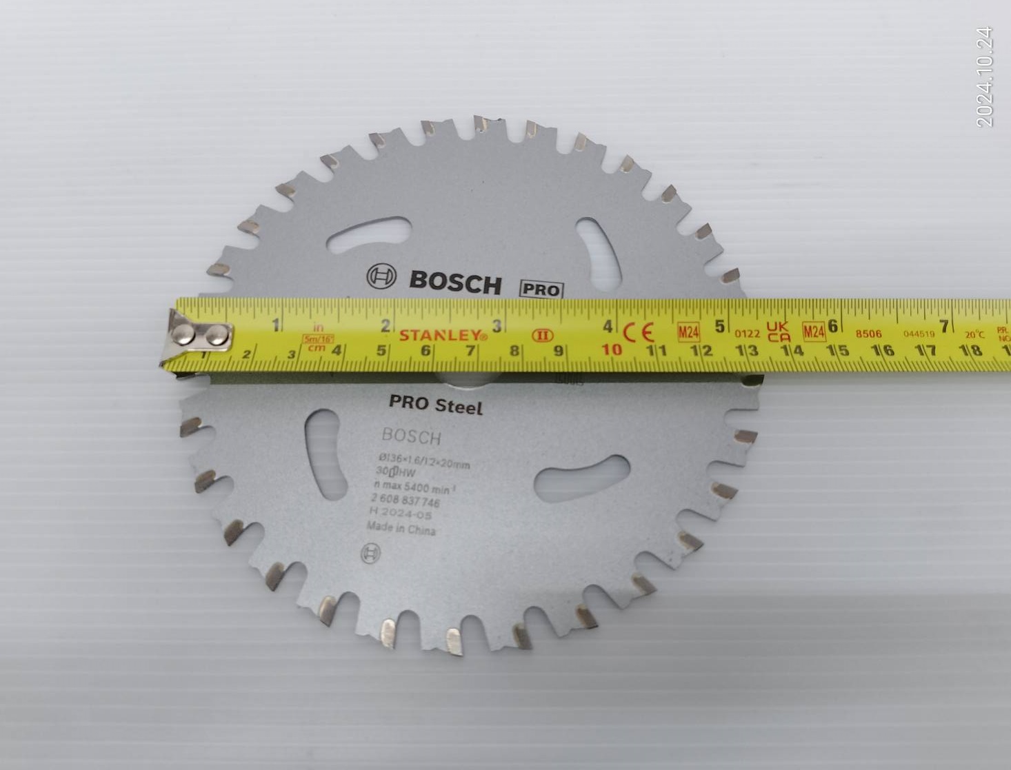 ใบเลื่อยตัดเหล็ก 5"x30T BOSCH #2608837746
