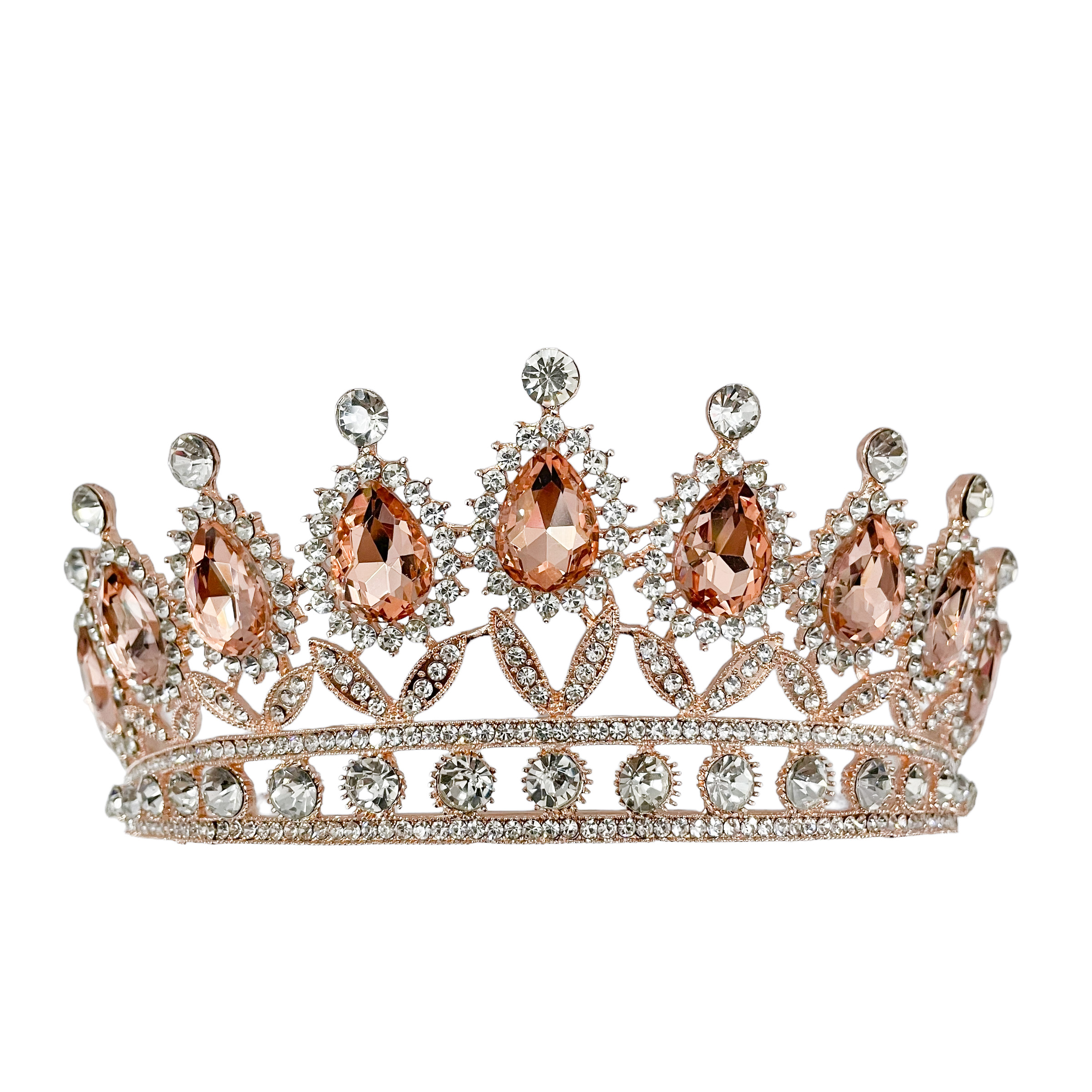 (พร้อมส่ง) เทียร่า 254 สีส้ม มงกุฎนางงาม งานสวย ปราณีต QCเพชรทุกเม็ด สินค้าพร้อมส่งจากไทย