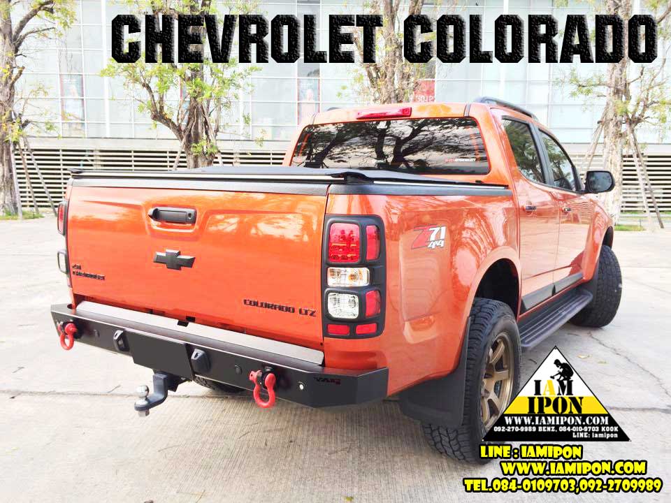 TRAIL LAMP COVER CHEVROLET ALL NEW COLORADO 2012 FLATBLACK ครอบไฟท้ายดำด้านเชฟโรเลตออนิวโคโลราโด 2012