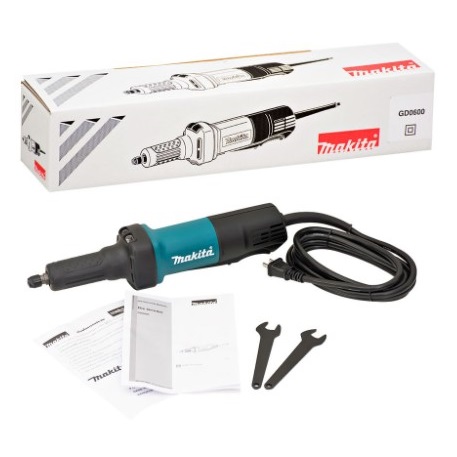 หินเจียรคอตรง GD0600 MAKITA สวิทช์แบบบีบ