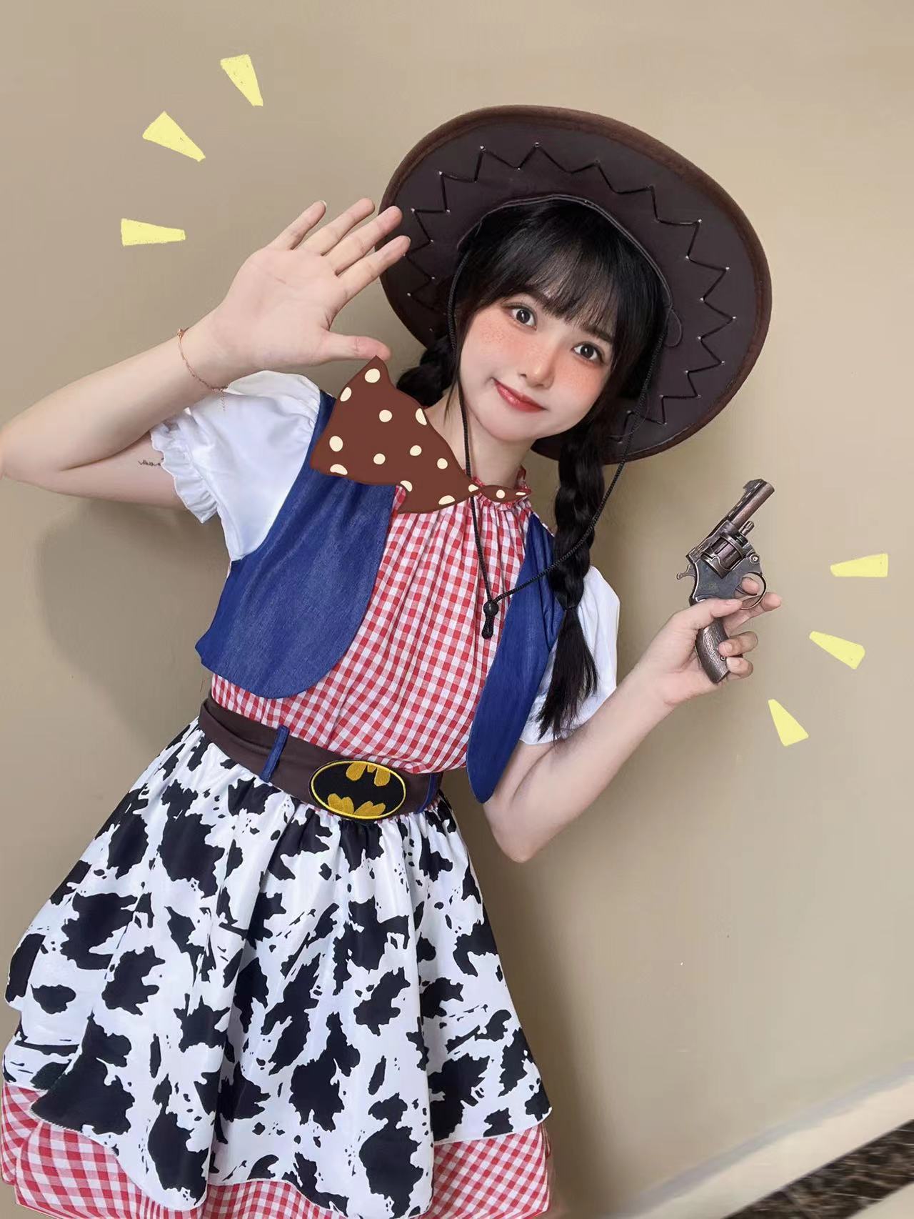 ชุดวู๊ดดี้หญิง / ชุดคาวบอย / ชุดคาวเกิลร์ / ชุด Toys Story