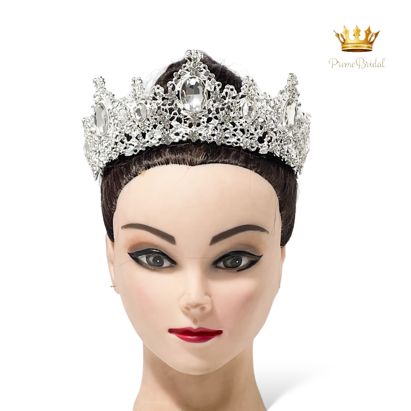 (พร้อมส่ง) เทียร่า 413 มงกุฎนางงาม ครึ่งหัว งานสวย ปราณีต QCเพชรทุกเม็ด สินค้าพร้อมส่งจากไทย