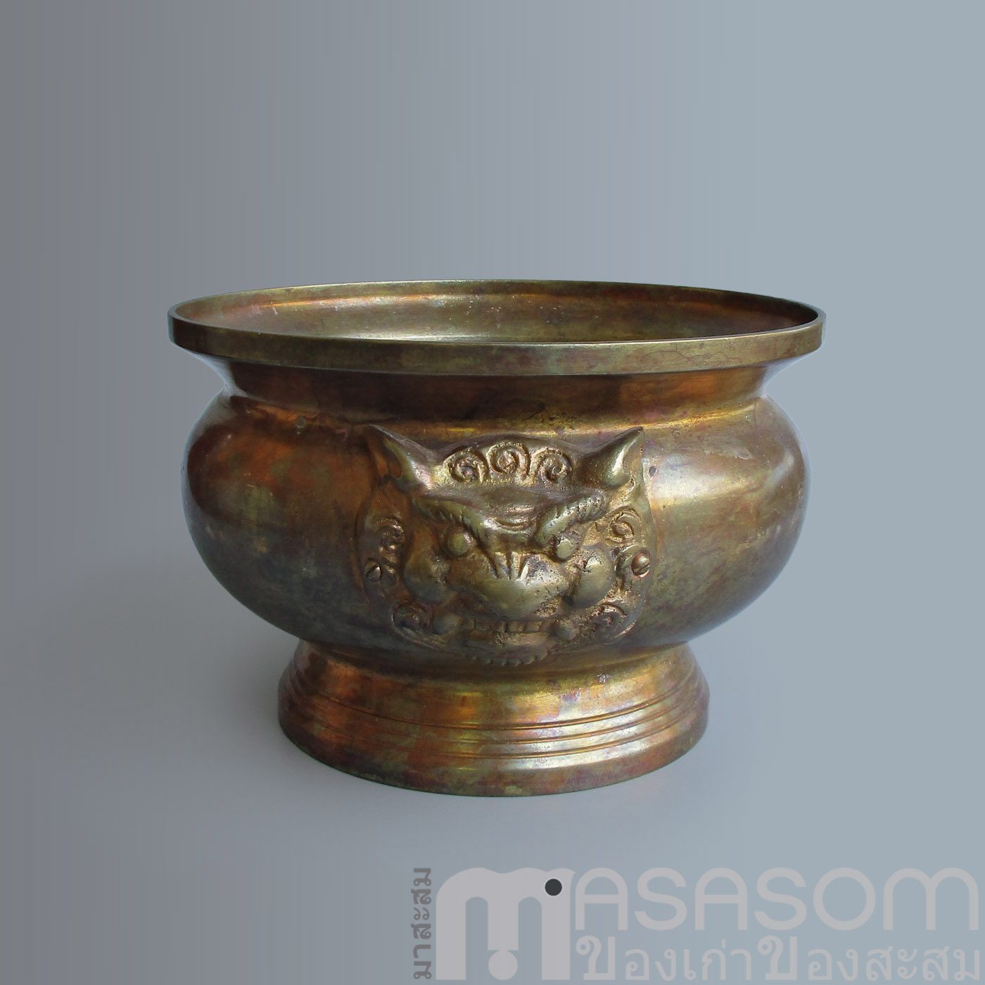 กระถางธูปทองเหลืองของเก่า