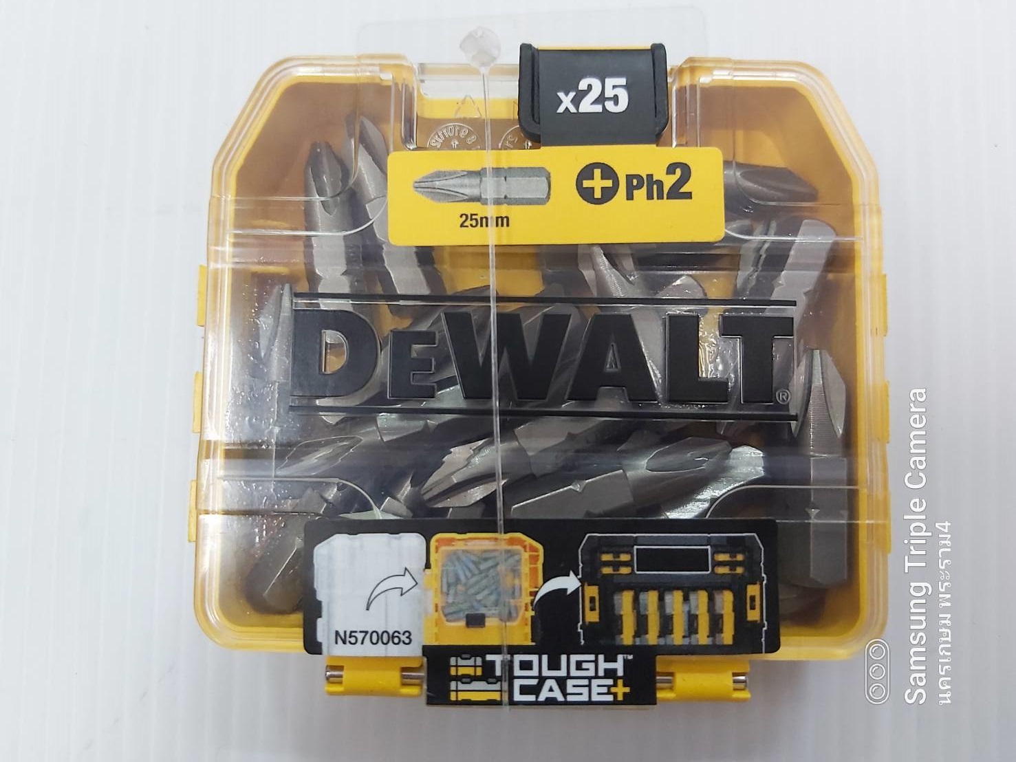 ดอกไขควงPH2 25 ชิ้น DT71522 DEWALT