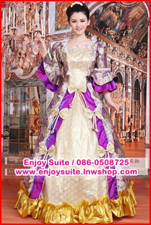 ชุดเจ้าหญิงอลิซาเบธ สีชมพู