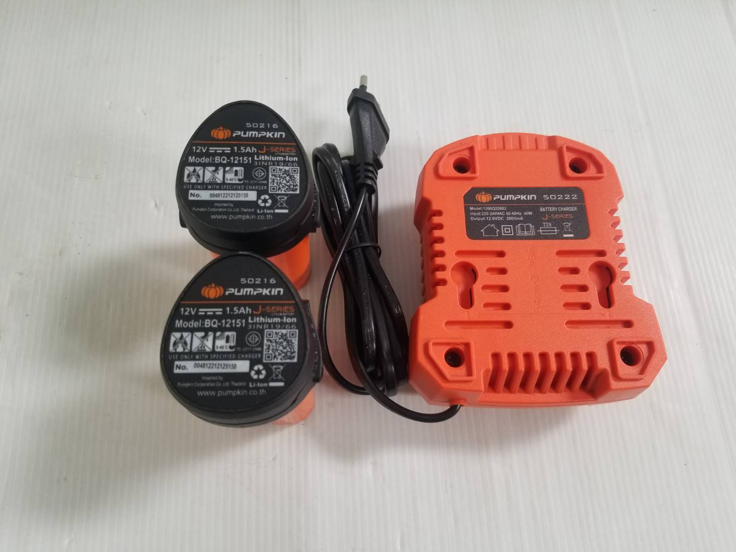 สว่านกระแทกไร้สาย12V J-12ID1502 PUMPKIN #50208