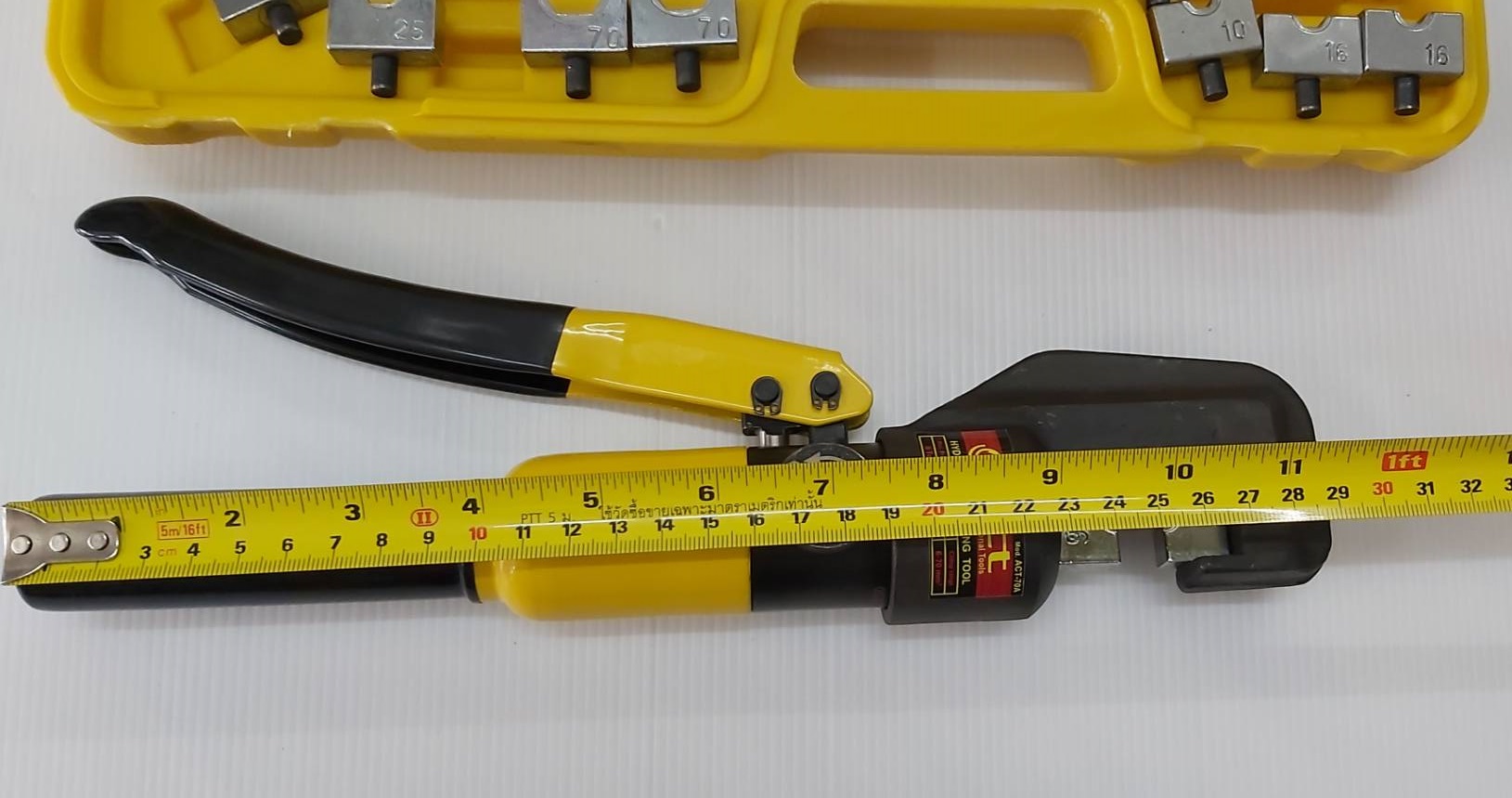 ACT คีมย้ำหางปลาไฮดรอลิค 4-70mm² ACT-70A