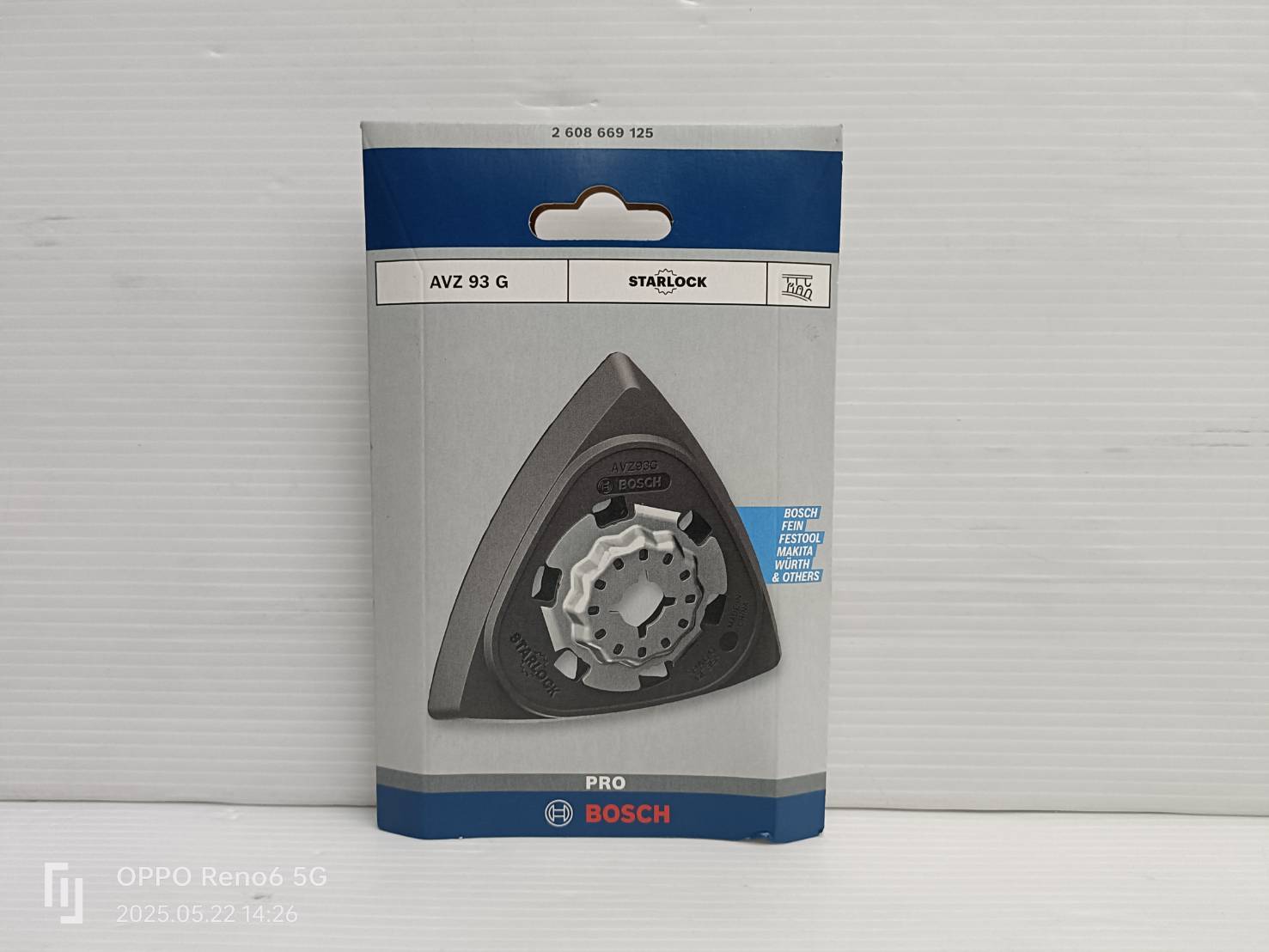 แป้นสามเหลี่ยม AVZ93G BOSCH #2608669125