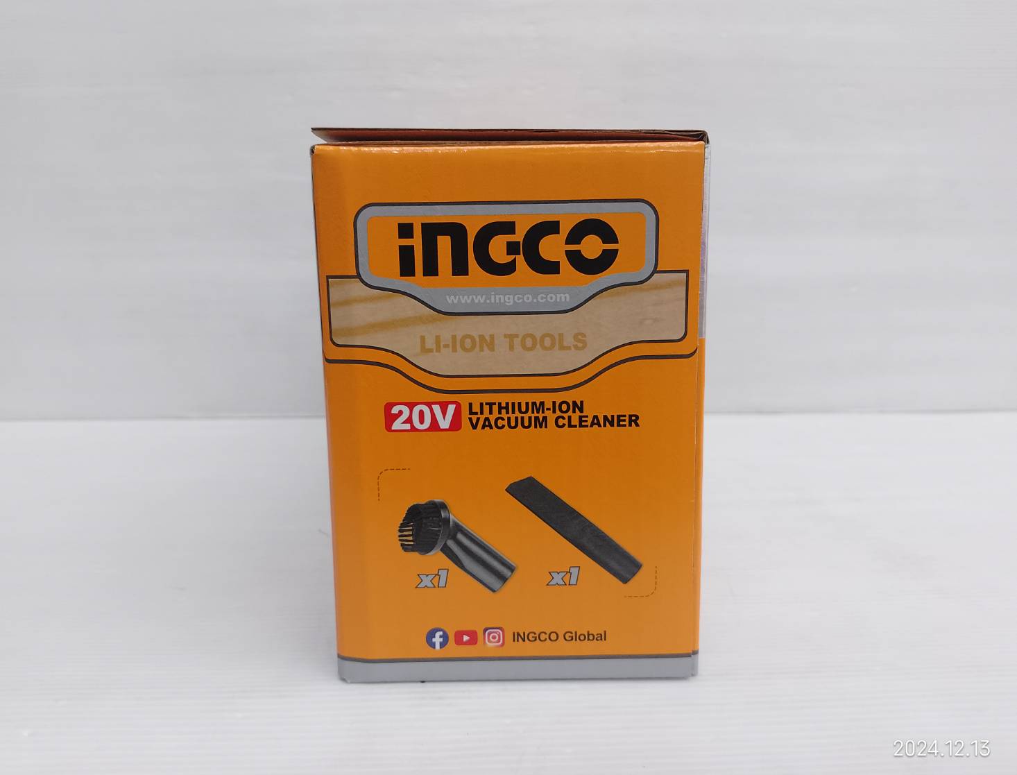 INGCO เครื่องดูดฝุ่นไร้สาย 20V CVLI201261 (ตัวเปล่า)