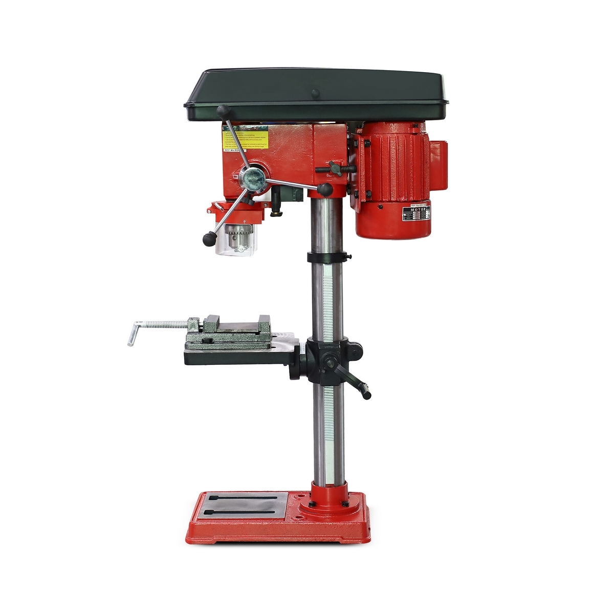 POLO สว่านแท่น ขนาด 16 มม. (5/8 นิ้ว) กำลังมอเตอร์ 375 วัตต์ รุ่น PG16S มีเลเซอร์ และ เซฟตี้ แถมปากกาจับชิ้นงาน