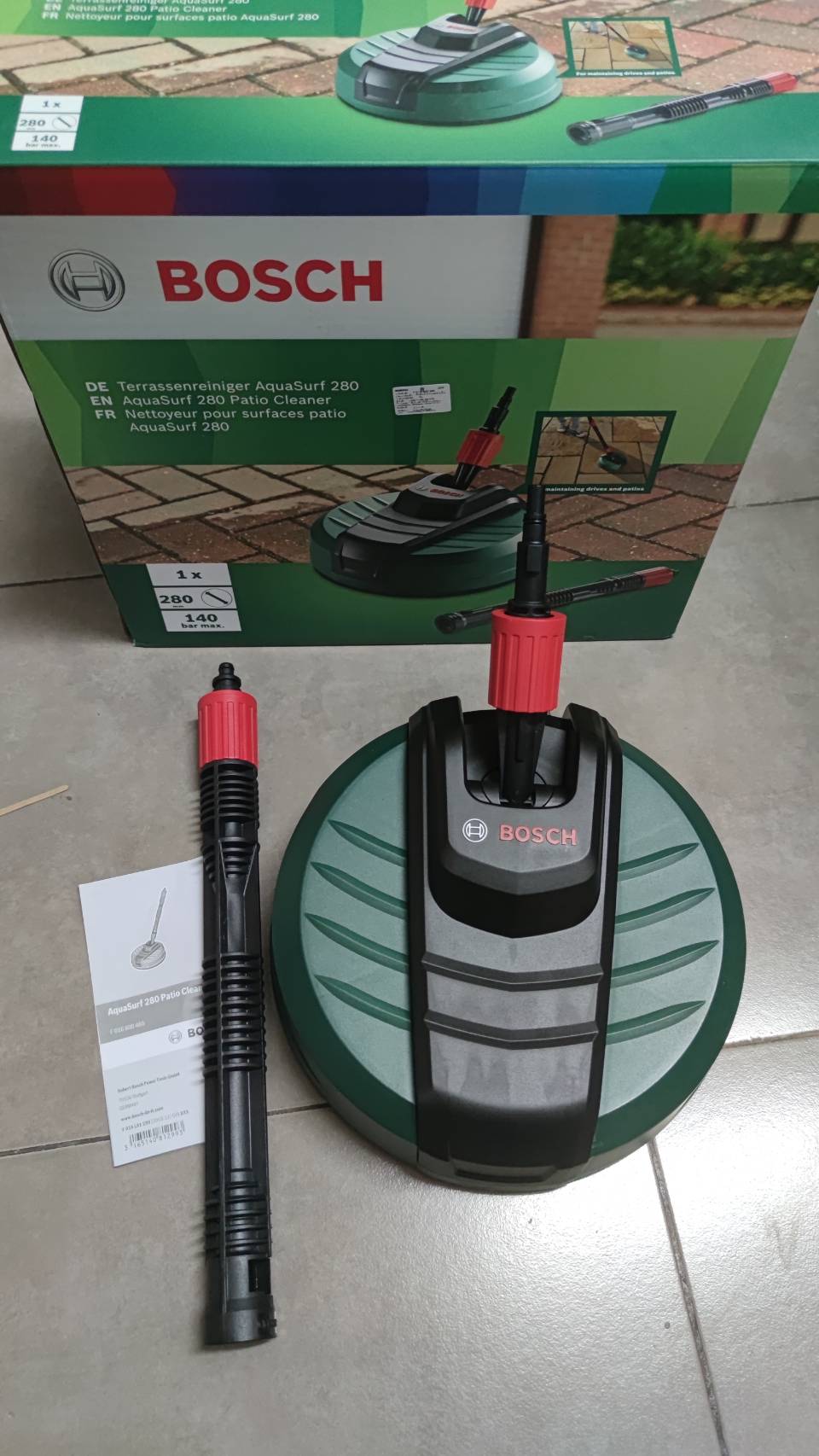 หัวขัดพื้น28มิล AquaSurf280 BOSCH
