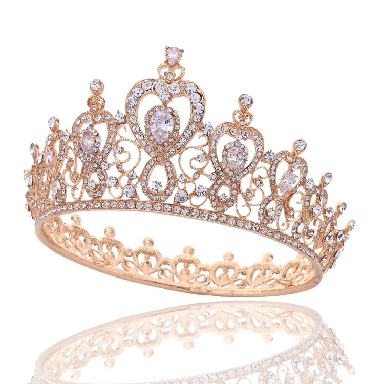 (พร้อมส่ง) มงกุฎ 038 สีทอง