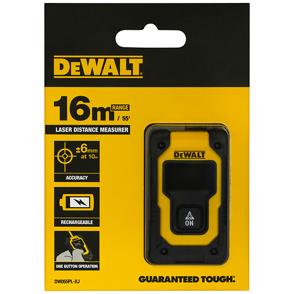 เลเซอร์วัดระยะ16ม. DW055PL-XJ DEWALT
