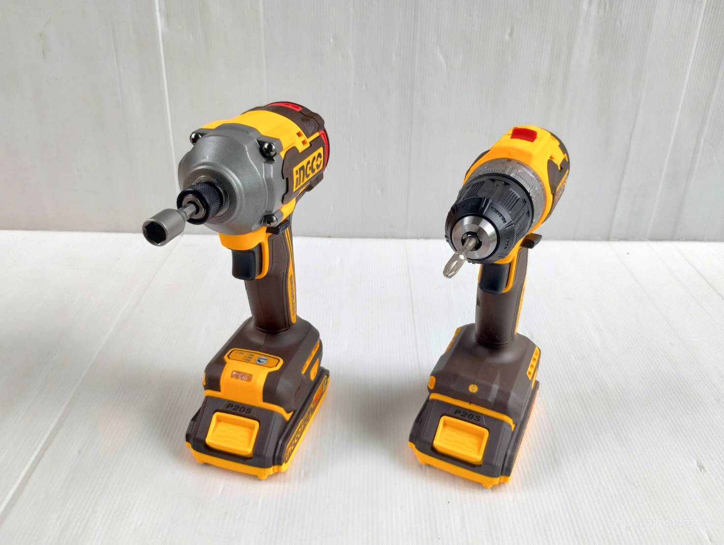 INGCO Combo Set สว่านไร้สาย+ไขควงกระแทก 285 N.m.CKLI20272