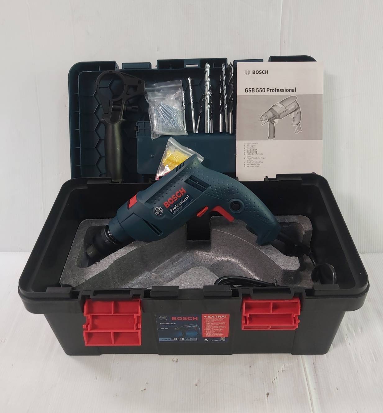 สว่านกระแทก1/2 GSB550 KIT BOSCH