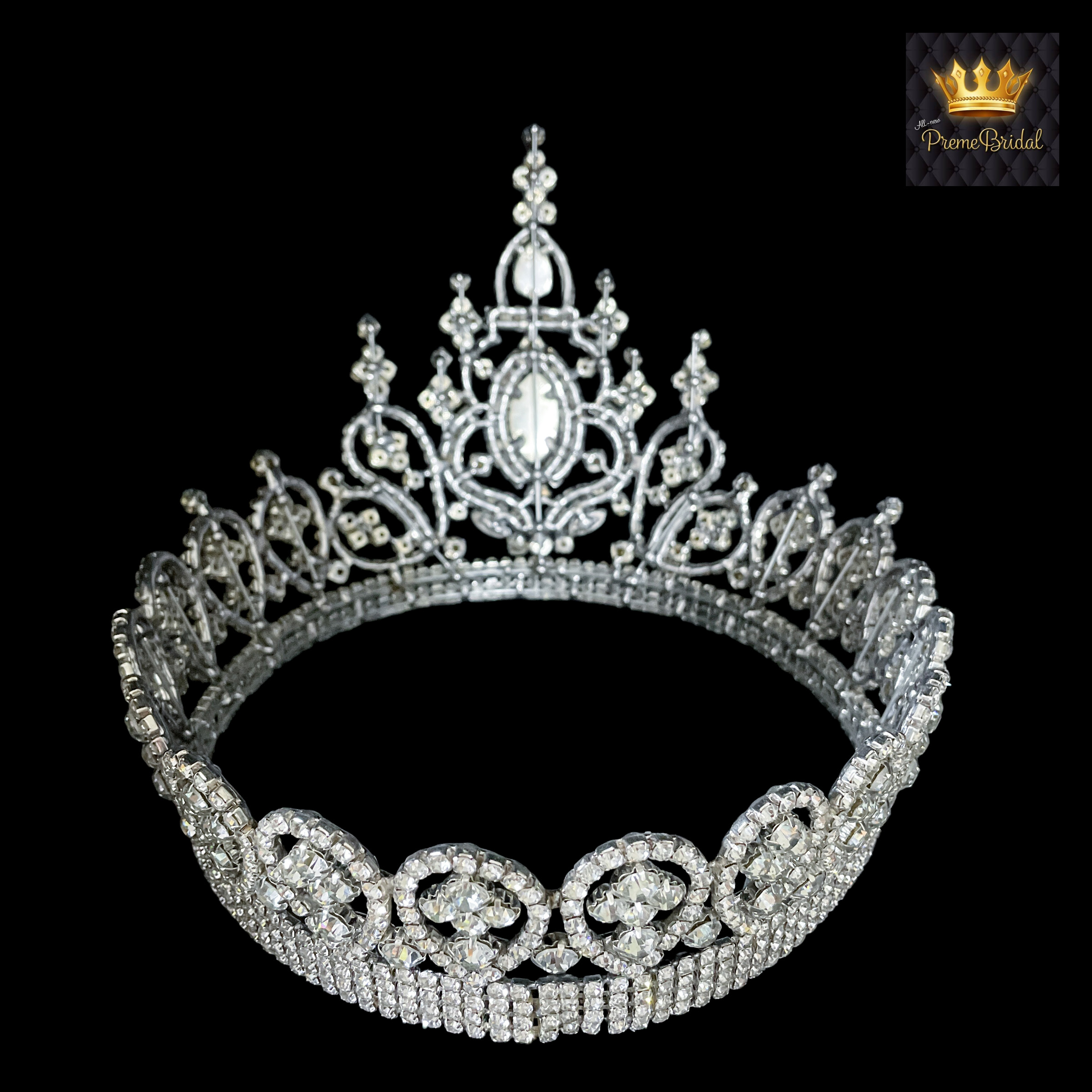 (พร้อมส่งจากไทย) มงกุฏ 107 สีเขียว มงกุฎนางงาม มงกุฎเพชร มงกุฎประกวด สินค้าพร้อมส่ง ไม่ต้องรอนาน งานพรีเมี่ยม