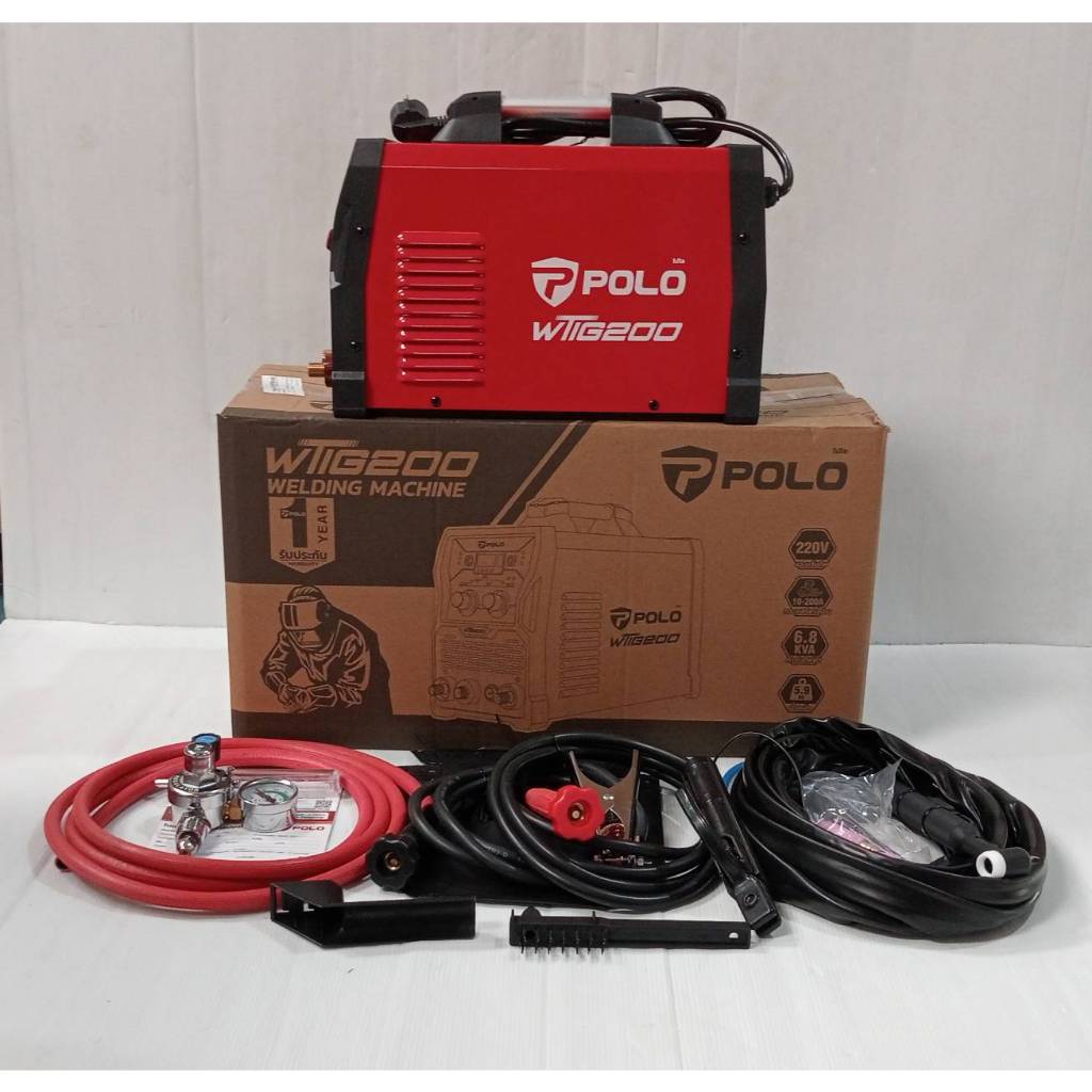 เครื่องเชื่อม TIG รุ่น WTIG200 (มีระบบ Pulse) POLO