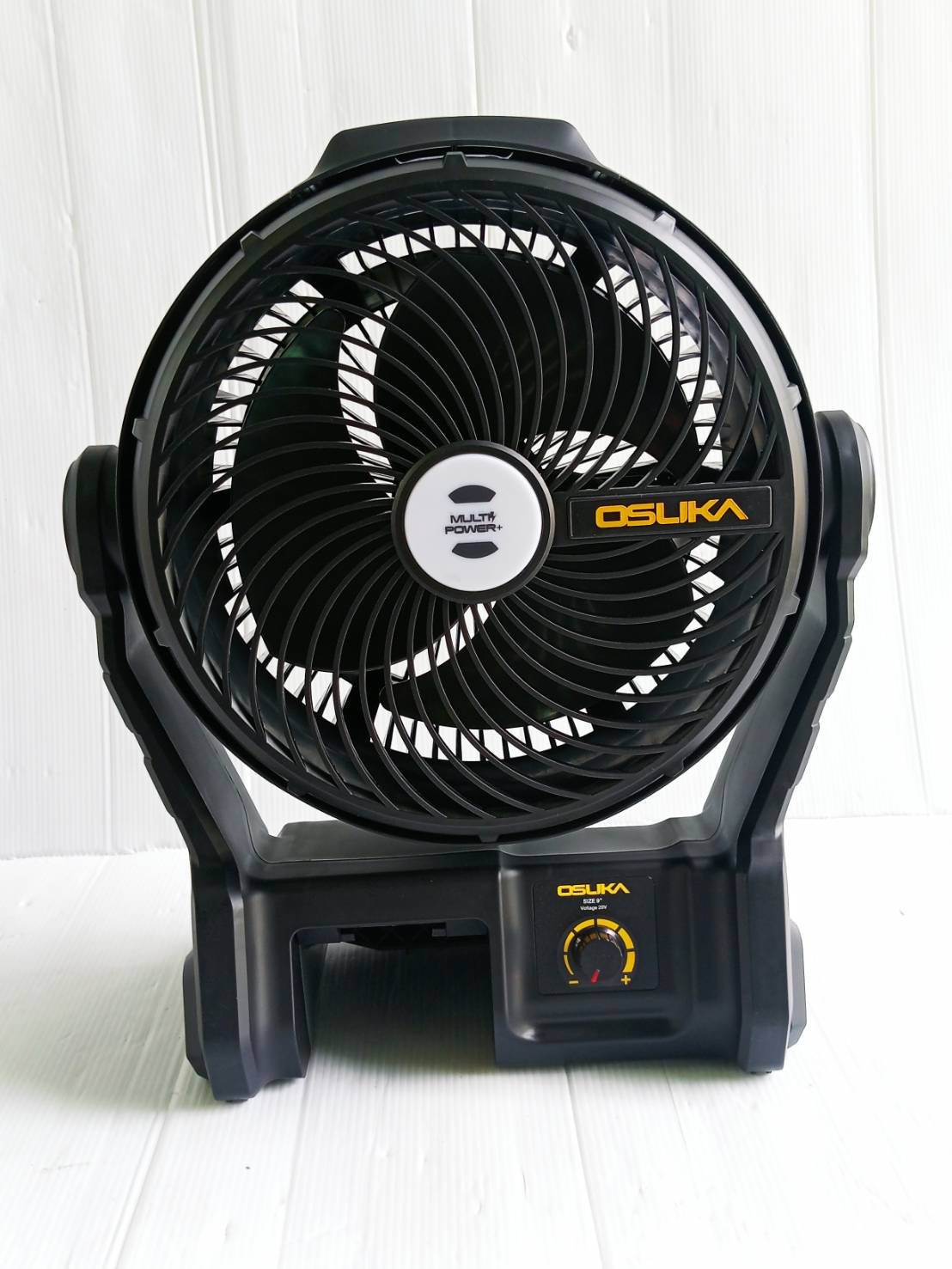 SET B พัดลมไร้สาย 9" OCF762 + ก้อนแบต 4.0Ah OCB-204 OSUKA