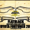 HEADLAMP&TRAILLAMP COVER TOYOTA FORTUNER 2015 FLATBLACK ครอบไฟหน้า ครอบไฟท้ายดำด้านฟอร์จูนเนอร์ 2015