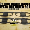 PLATE DOOR HANDLE TOYOTA FORTUNER 2015 FLATBLACK เบ้ารองมือเปิดฟอร์จูนเนอร์ 2015 ดำด้าน