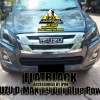 HEAD LAMP ISUZU D-MAX 1.9 Ddi Blue power FLATBLACK ครอบไฟหน้าดำด้านอีซุซุดีแม็กบลูเพาเวอร์