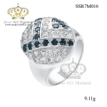 แหวนเพชรcz ประดับเพชร CZ แหวนทรงไข่ ฝังเพชรแบบจิกไข่ปลา ดีไซน์หรู ออกแบบได้ล้ำสวยเวอร์เริ๊ดๆ งานโดดเด่นไม่เหมือนใคร สยบคนรอบข้างแบบชิวๆ กันไปเลยค่ะ