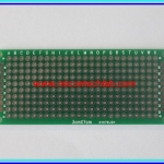 1x พีซีบีไข่ปลา 3x7 ซม. แบบ 2 หน้า FR4 (Prototype PCB)