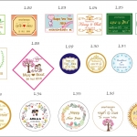 แบบป้ายชื่อ