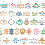 แบบป้ายชื่อ ลายโลโก้