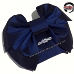 โอบิสำเร็จทรงโบว์(ผู้หญิง)สีน้ำเงิน *เนื้อเงา