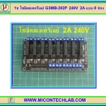 1x โซลิดสเตทรีเลย์ G3MB-202P 240V 2A แบบ 8 ช่อง
