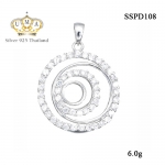 จี้เงินแท้925ประดับเพรชแท้สวิส เกรดดี น้ำใส ,จี้,จี้ เงิน,จี้ เงิน แท้,จี้ เพชร,จี้ เพชร แท้ ราคา ถูก,จี้แฟชั่น,จี้ผู้หญิง,จี้สวยๆ,Pendant silver925