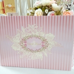 สมุดอวยพรปกแข็ง ขอบลูกไม้