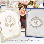 การ์ดแต่งงานใบเดี่ยว (หรู)