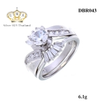 แหวนเพชรคู่ ประดับเพชรCZ แหวนเพชรเม็ดชู สแตคเป็นเซต การสแตคแบบนี้เหมาะสำหรับสาวๆที่ชอบความหรูหรา ใหญ่อลังการ อะไรที่เป็นเซตอยู่แล้วก็ยิ่งจะดูเจ๋งไปเลย