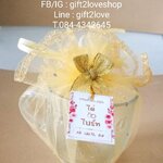 แก้วกาแฟใส แพคถุงผ้าแก้ว