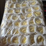 ดอกไม้จันทน์ ดอกเดี่ยว ไส้เหลือง สำหรับงานฌาปนกิจ แพคละ 100 ชิ้น