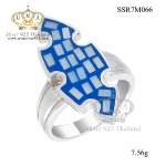 แหวนเพชรcz ประดับเพชร CZ ดีไซน์โฉบเฉี่ยวทันสมัยควรค่าแก่การครอบครอง ใส่ติดนิ้วได้ทุกงาน เพชรใช้ระบบการฝัง โดยช่างผู้ชำนาญงานและมีประสบการณ์