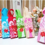 ถุงผ้าสปันบอนด์ ขนาด 11*13 นิ้ว คละสี คละลาย