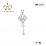 จี้เงินแท้925ประดับเพรชแท้สวิส เกรดดี น้ำใส ,จี้,จี้ เงิน,จี้ เงิน แท้,จี้ เพชร,จี้ เพชร แท้ ราคา ถูก,จี้แฟชั่น,จี้ผู้หญิง,จี้สวยๆ,Pendant silver925