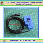 1x SCT-013-005 CT 0-5A to 0-1V Split Core Current Transformer